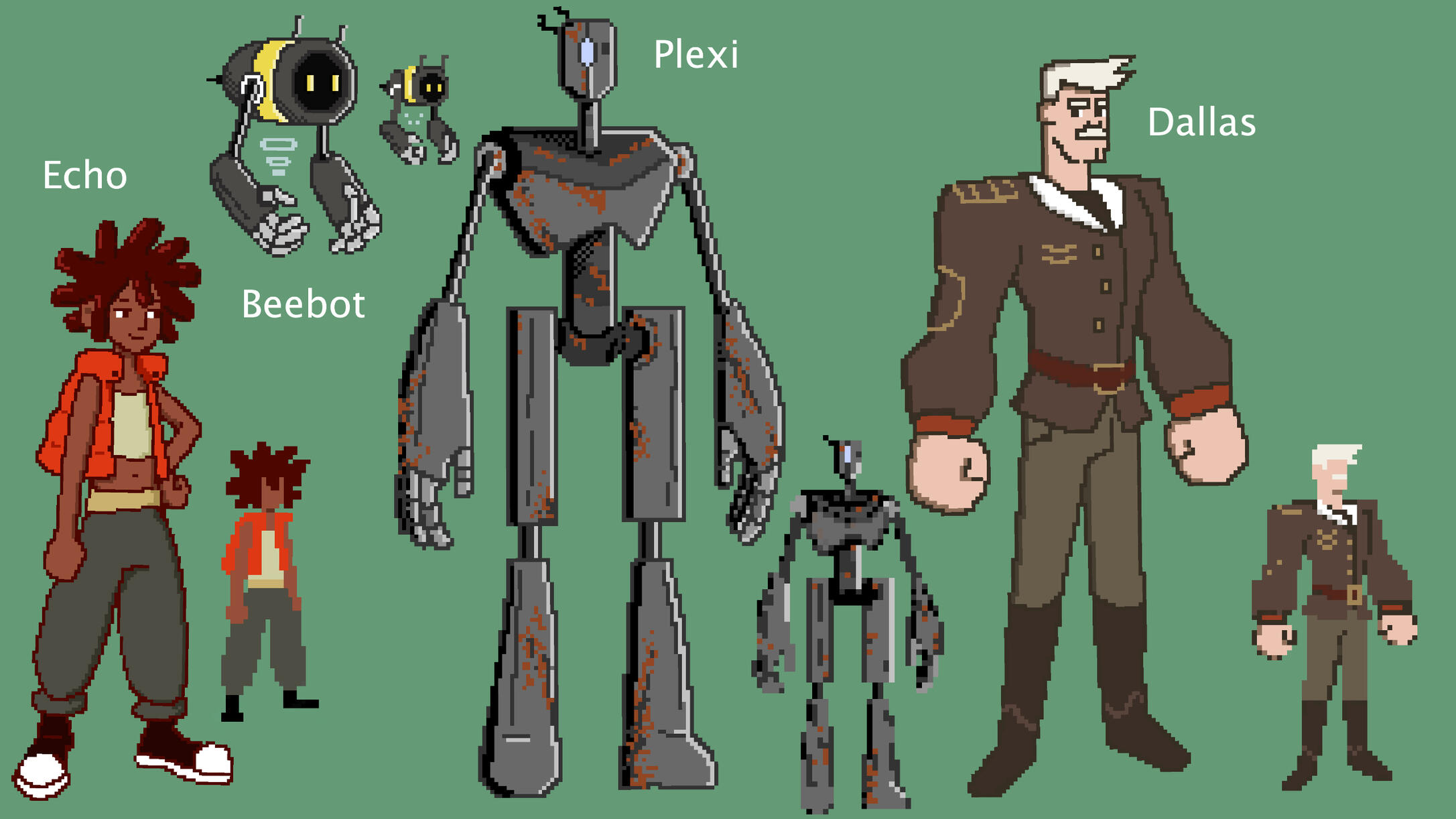 Pixel Line-up