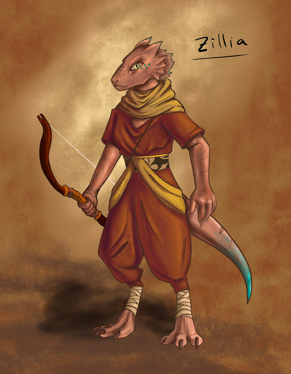 Zillia D&amp;D Character