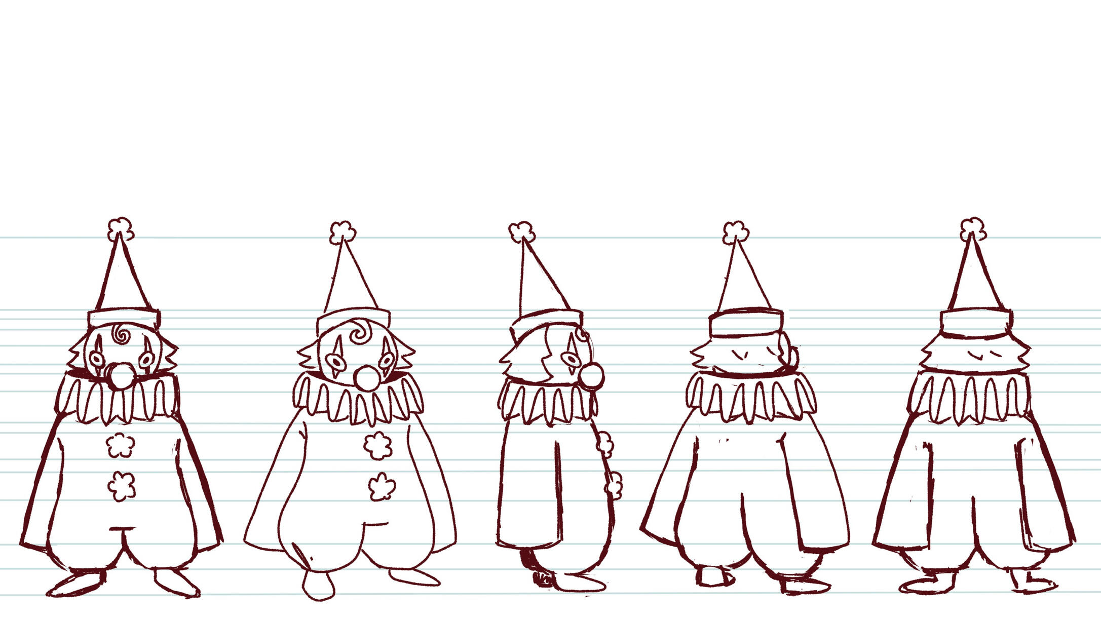 Midge The Clown Turn-Around